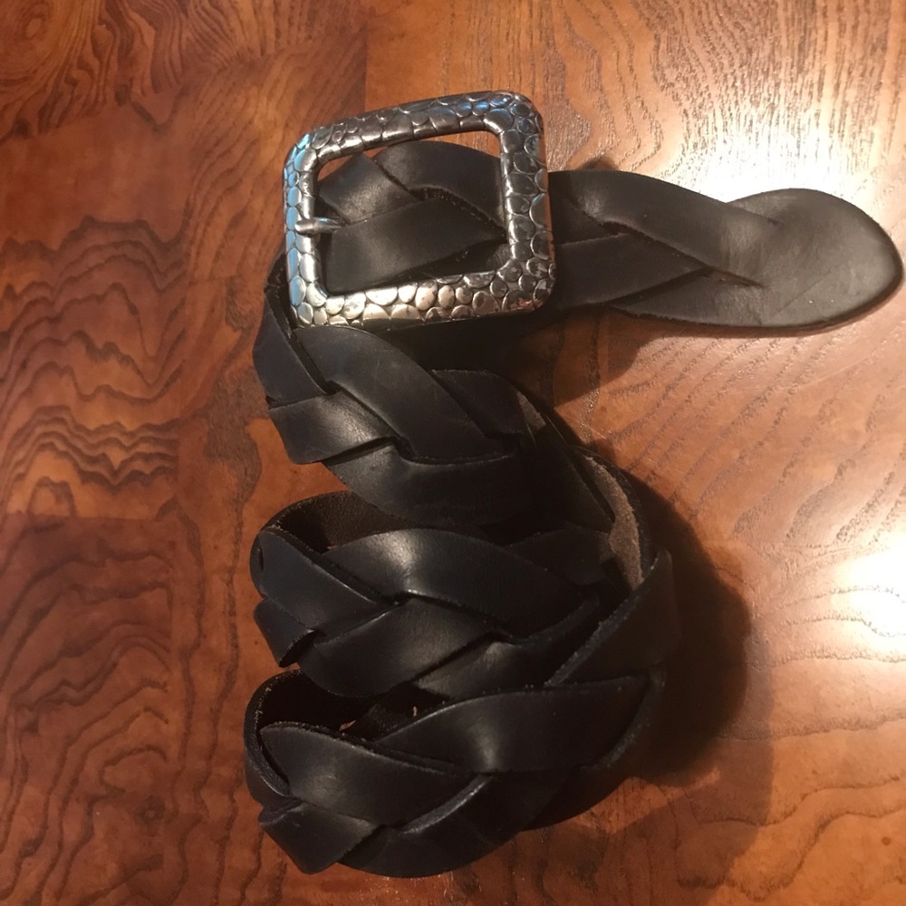 Brighton Belt Black Leather size 34 - Picture 2 of 7